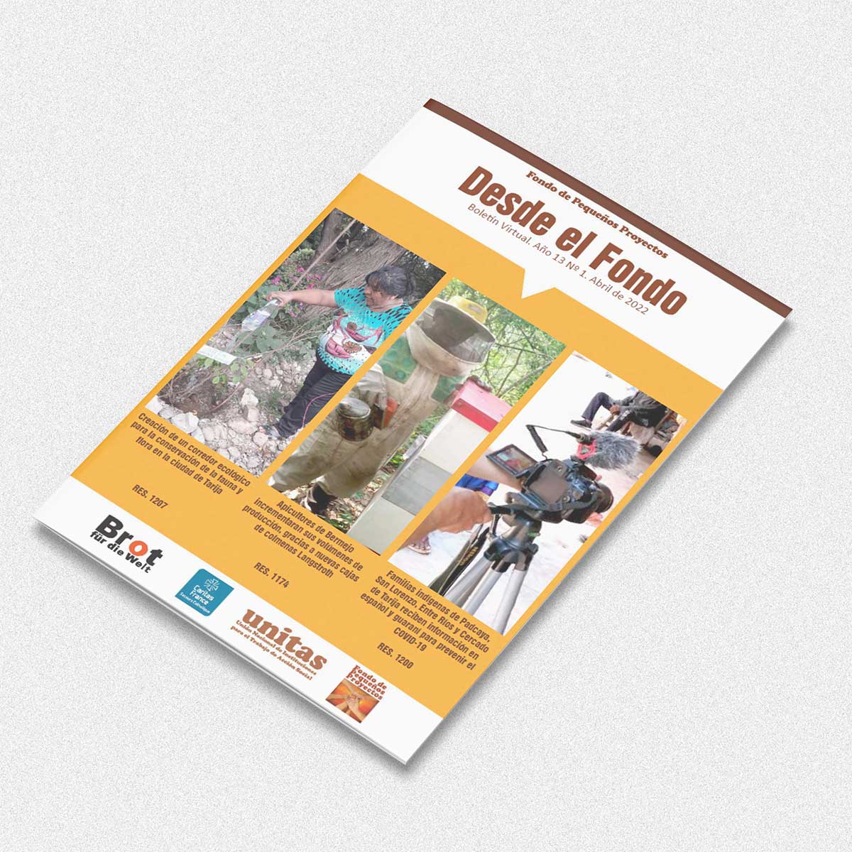 Tapa Boletín "Desde el Fondo" Año 13 – N°1 – 2022
